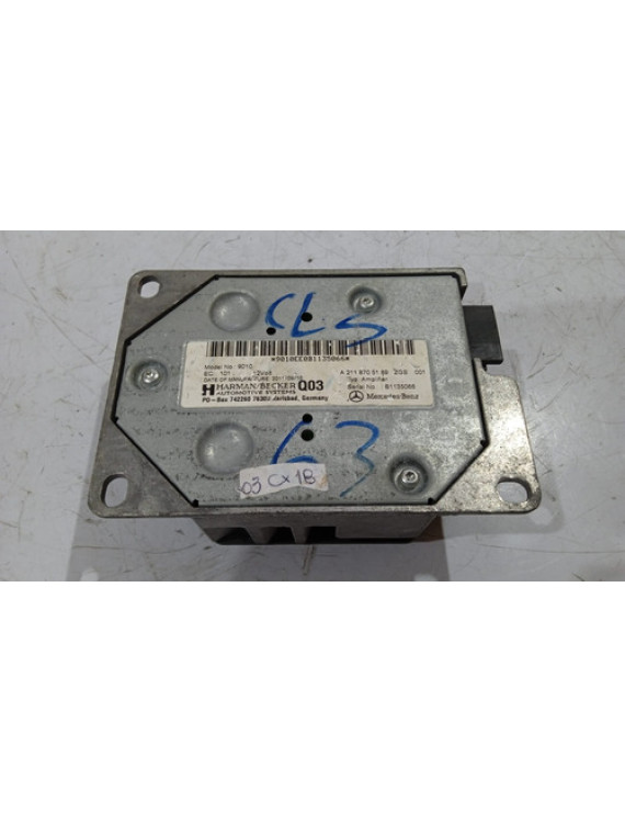Módulo Som Mercedes Benz E350 2012 A2118705189 