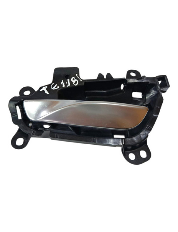 Maçaneta Interna Traseira Esquerda Bmw 118 2007 - 2012 Preto Traseira