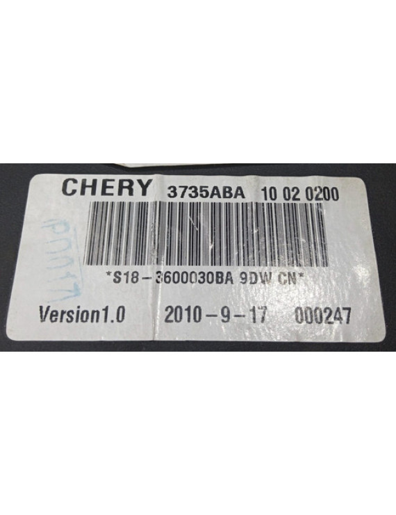 Módulo Conforto Chery S18 1.3 2011 2012 / S18-3735aba