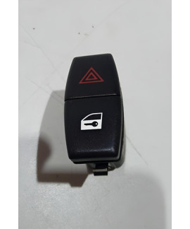Botão Do Pisca Alerta Bmw X6 2012 Preto