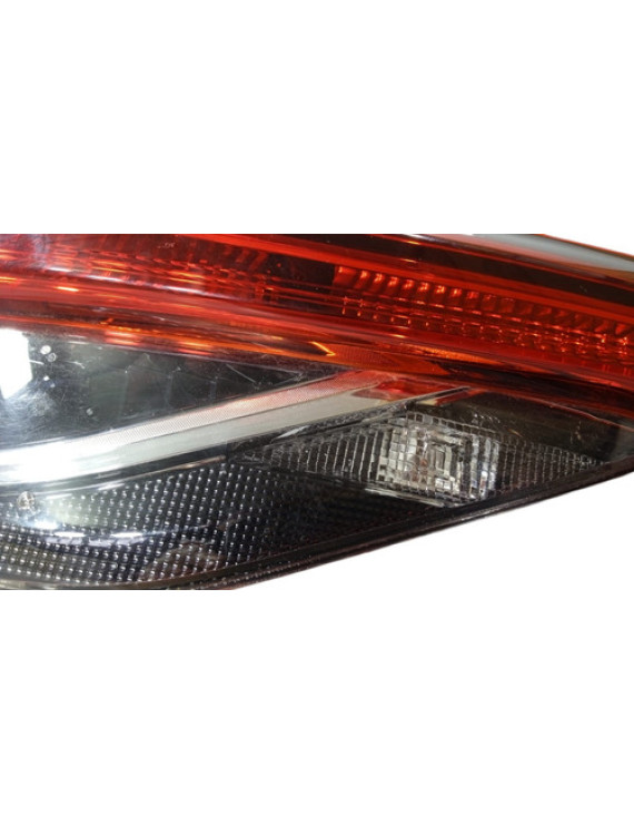 Lanterna Esquerda Tampa Traseira Corolla 2020 - 2024 Esquerdo/motorista Vermelho