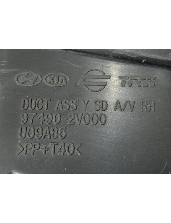 Difusor Ar Direito Veloster 2012 2013 2014