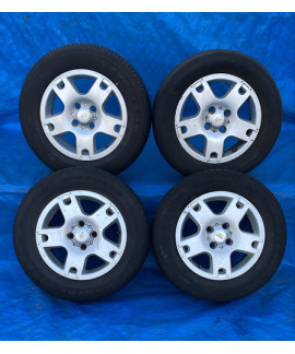 Jogo De Rodas Aro 15 Ford Ecosport Xlt 2005 A 2008 Preto