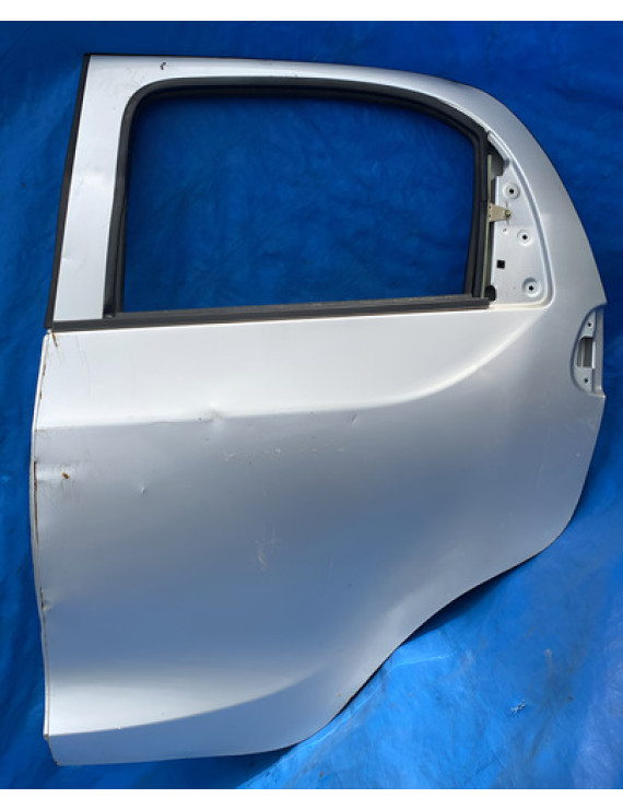 Porta Traseira Esquerda Chery S18 2009 A 2014 Prateado