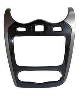 Moldura Painel Central Multimídia Sandero 2011 2012 Preto Moldura Painel Central Multimídia Sandero 2011 2012 Preto