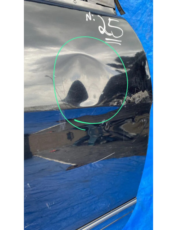 Porta Tras Dir Mercedes R 500 W251 2005 2006 2007 Avaria Traseira Direito Preto