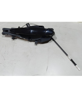 Maçaneta Externa Traseira Esquerda Bmw X6 3.0 2012 Preto