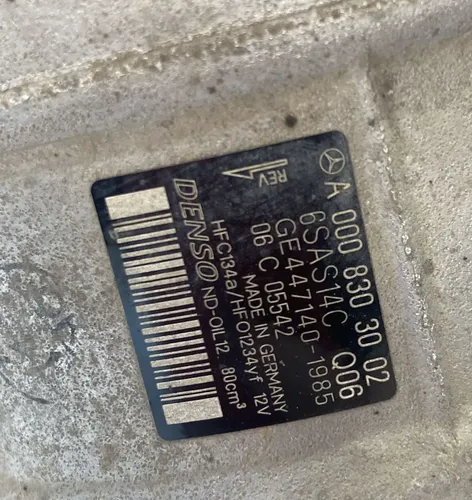 Compressor De Ar Mercedes E300 Glc250 2.0 2018 2019 2020