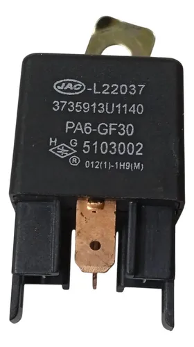 Relê Ventoinha Jac J3 2010 - 2015 / 3735913u1140 Preto Relê Ventoinha Jac J3 2010 - 2015 / 3735913u1140 Preto