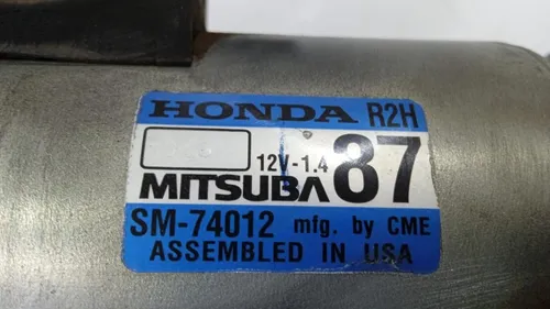 Motor De Arranque Partida Hrv 1.8 2016 - 2021