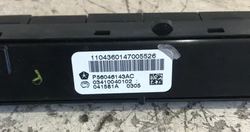 Pisca-alerta + Comando De Tração Grand Cherokee 2012 - Preto