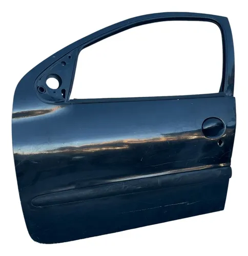 Porta Dianteira Esquerda Peugeot 206 207 1999 A 2012 Dianteira Esquerda Preto