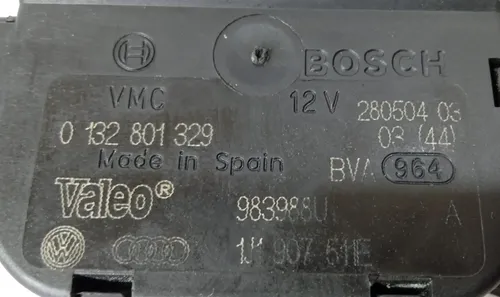 Motor Atuador Ar Audi A3 2001 - 2005 / 0132801329 Preto