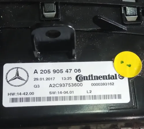 Comando Do Ar Mercedes C180 C300 2018