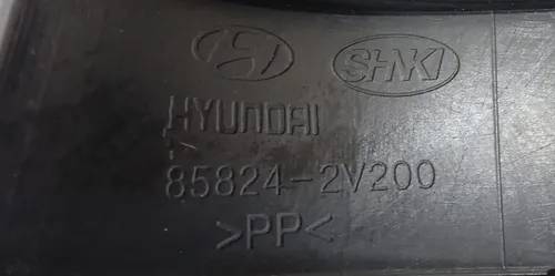 Acabamento Soleira Dianteira Direita Veloster 2012 Preto