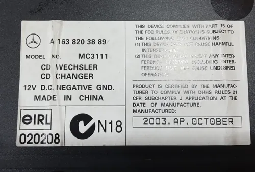 Disqueira Mercedes Ml350 Ml500 2006 