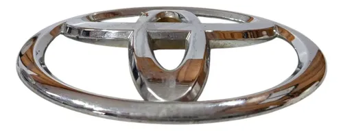 Emblema Simbolo Toyota Tampa Traseira Etios 2015 2016 Prateado