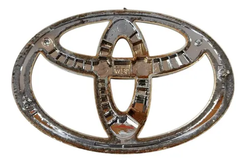 Emblema Simbolo Toyota Tampa Traseira Etios 2015 2016 Prateado