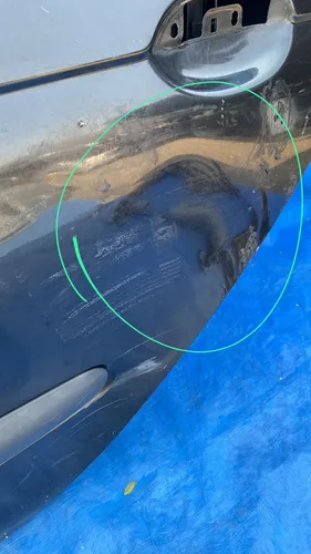 Porta Traseira Esquerda Scenic 2001 A 2008 / Avaria Traseira Esquerdo Preto