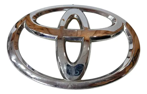 Emblema Simbolo Toyota Tampa Traseira Etios 2015 2016 Prateado Emblema Simbolo Toyota Tampa Traseira Etios 2015 2016 Prateado