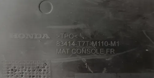 Tapete Borracha Console Hrv 2016 2017 2018 2019 2020 Preto