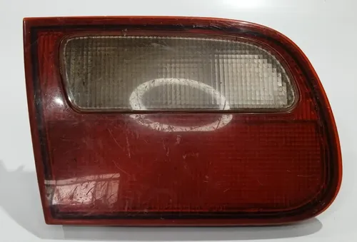 Lanterna Esquerda Tampa Honda Civic Hatch 1992 - 1995 Vermelho E Cristal