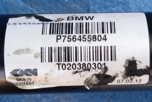 Semi Eixo Traseiro Direito Bmw X6 3.0 2011 2012 2013