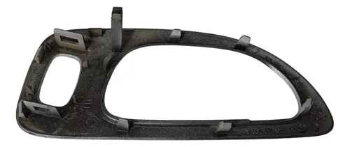 Moldura Maçaneta Interna Direita Peugeot 307 2005 - 2012 Prateado Dianteira/traseira