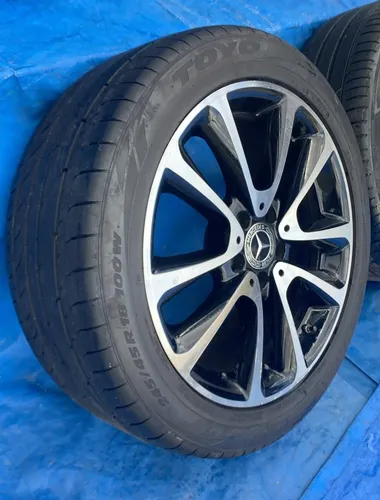 Jogo De Rodas Mercedes E300 2020 Aro 18 Preto