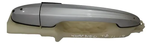 Maçaneta Externa Traseira Direita Korando 2011 - 2014 Prateado Traseira