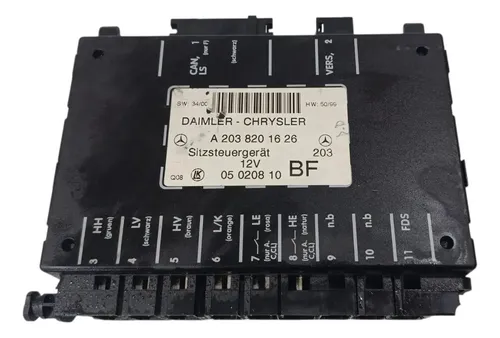 Módulo Banco Dianteiro Direito Mercedes C320 2001 Preto
