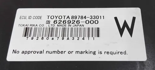 Módulo Imobilizador Lexus Es350 2009 / 89784-33011