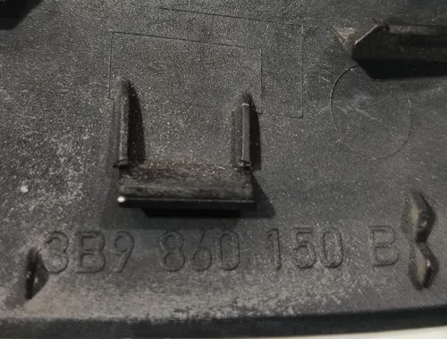 Acabamento Rack Teto Tras Direito Passat Variant 1988 - 2000 Preto