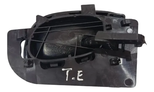 Maçaneta Interna Tras Esquerda Peugeot 206 207 2007 - 2012 Preto Traseira