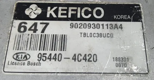 Módulo Injeção Kia Sorento 3.8 V6 2006 - 2011 954404c420