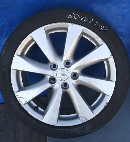 Jogo De Rodas Com Pneus Lancer Gt 2012 2013 2014 2015 2016 Prateado