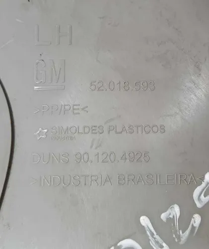 Forro Porta Traseira Esquerda Spin 2012 - 2018