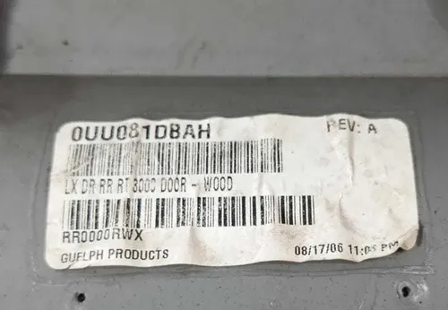 Forro Porta Traseira Direita Chrysler 300c 2007 2008
