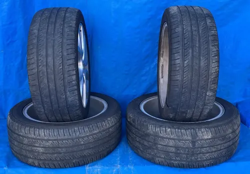 Jogo De Rodas Peugeot 508 2012 2013 014 Aro 18 Prateado