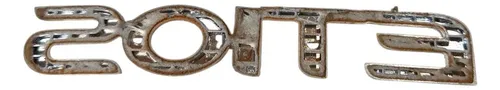 Emblema Letreiro Tampa Traseira Etios 2015 2016 Prateado