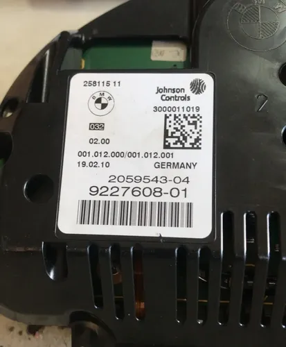 Painel De Instrumentos Bmw 550i 2012 Sem Acrilico 9227608-01