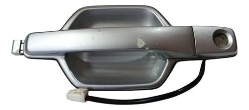 Maçaneta Externa Dianteira Esquerda Pajero Full 2008 - 2016 Prateado Dianteira