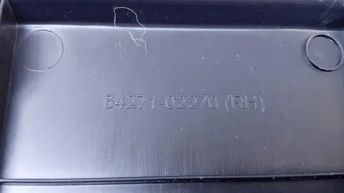 Soleira Banco Traseiro Direito Corolla 2015 - 2019 Preto