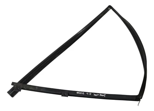 Canaleta Moldura Vidro Traseiro Direito Civic 2001 - 2005 Preto