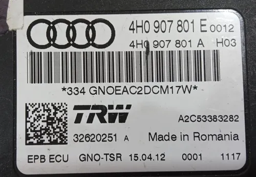Módulo Estacionamento Audi A6 2011 - 2015 / 4h0907801e 