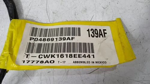 Chicote Porta Traseira Esquerda Town Country 2008 - 2016