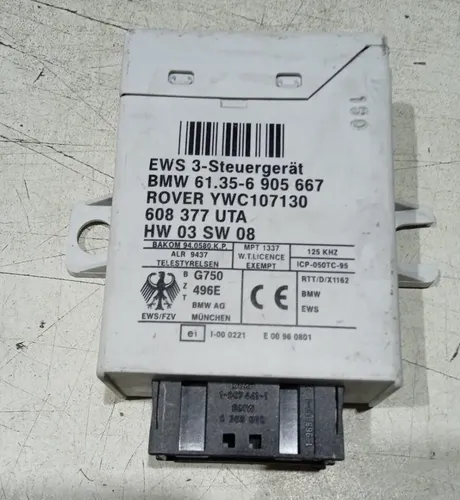 Módulo Mobilizador Bmw 328 2000 / 61356905667