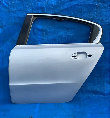 Porta Traseira Esquerda Peugeot 508 2012 2013 2014 2015 Traseira Esquerdo Prateado