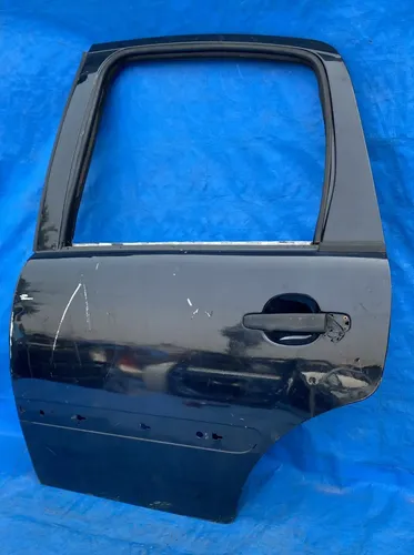 Porta Traseira Esquerda Citröen C3 2003 A 2012 Traseira Esquerdo Preto