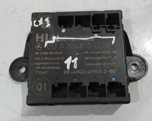 Módulo Porta Tras Esquerda Mercedes C180 2014 A2048707726 Módulo Porta Tras Esquerda Mercedes C180 2014 A2048707726